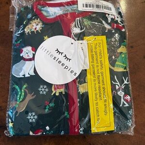 Little Sleepies holiday hounds Zippy 6-12 months Pajamas